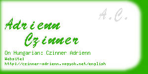 adrienn czinner business card